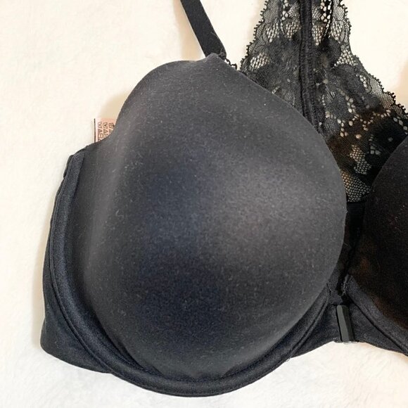 Victoria's Secret lace racerback front clasp full coverage underwire bra - 32DDD - Picture 2 of 7